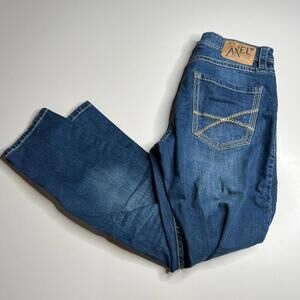 T.K. Axel Brand Jeans Men’s W32 L32 Athletic Fit Stretch Blue Denim